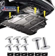 14PCS Engine Splash Shield Hardware Kit - Under Engine Cover Bolts  Clips for S