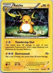 Raichu 49/162 XY BREAKthrough Holo Rare