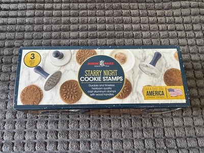 Nordic Ware Starry Nights Keksstempel Aluminium, NEU, Cookie stamp, Sternennacht