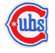 Chicago Cubs Vintage Logo Patch Iron-On Sew-On MLB Baseball Heritage Applique