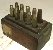 metal number stamps model engineer vintage motor cycle live steam lathe milling