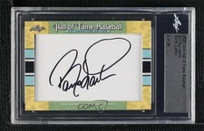2020 Leaf Hall of Fame Signatures 5/36 Barry Larkin Cut Signature Auto HOF s5j