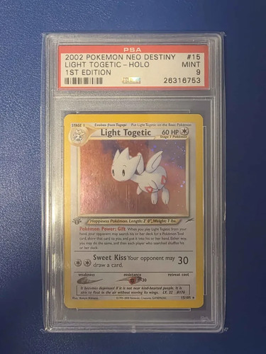 Light Togetic (1st Edition) graded PSA 9 for sale on eBay