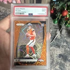2024 Panini Prizm Bo Nix Denver Broncos #309 Lazer Prizm Rookie PSA 9