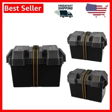 Powerguard 27 Vented Marine Battery Box with Strap - Fits Group 27 Batteries
