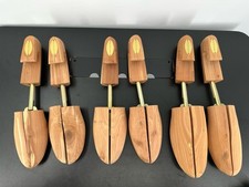 Saks Fifth Avenue 3 Paire Of Cedar Shoe Trees Size M,L,  XL TS3 