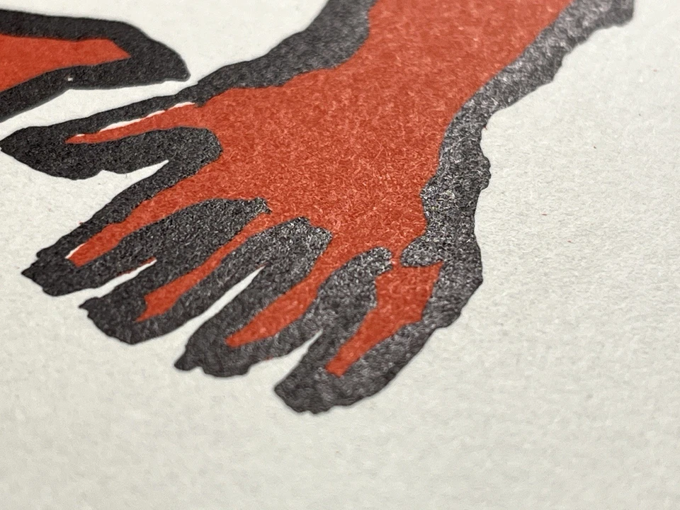 Calder Original Lithographie Acrobates 1975 Crown Stamp CAL - Image 4 of 4