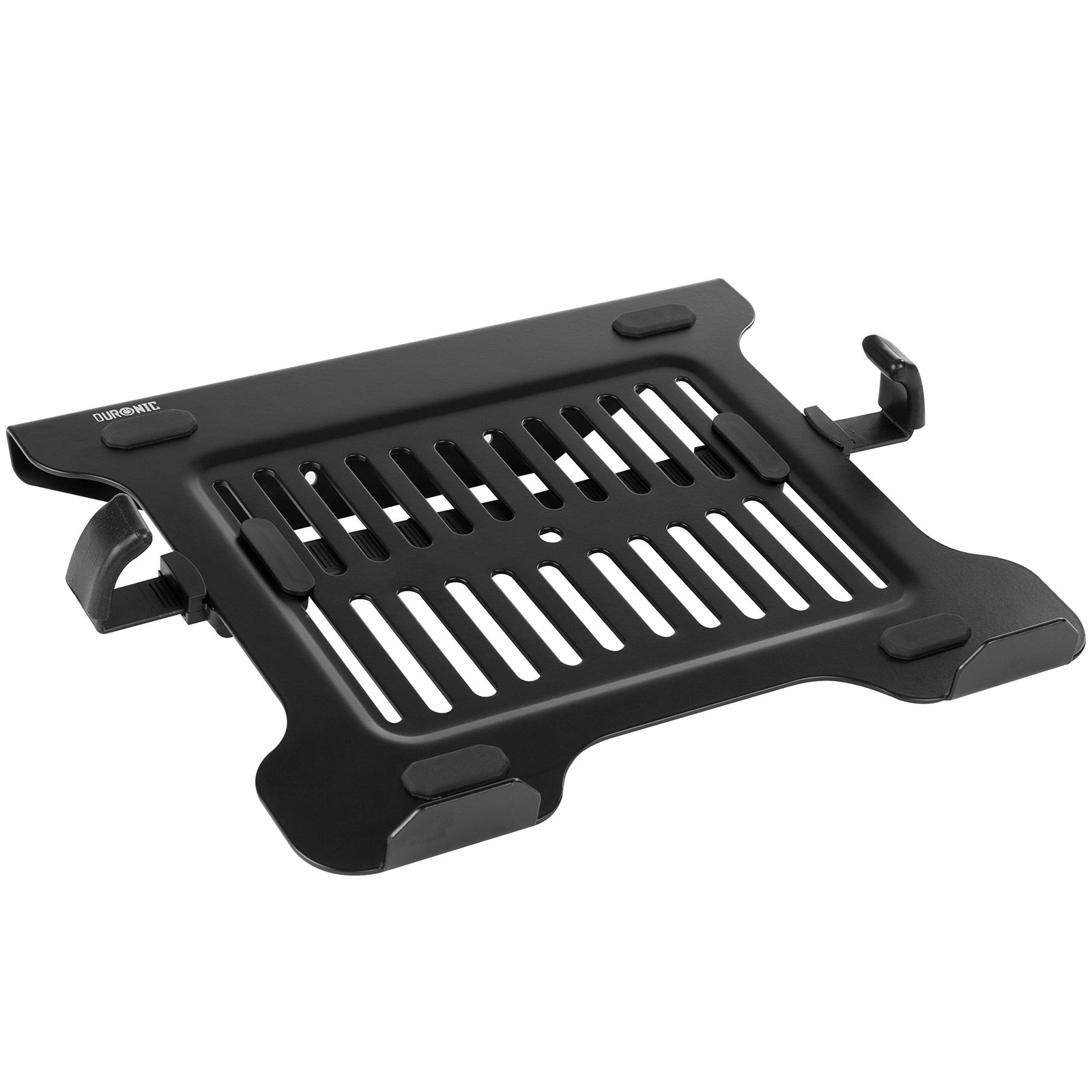 Support DML7 pour ordinateur portable en aluminium noir réglable pour bureau