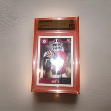 Golden Grading Jalen Hurts 2020 Rookie Score Gem-mt 10
