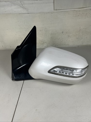 #ad 2010 2013 ACURA MDX DRIVER MIRROR LEFT SIDE VIEW POWER HEATED WHITE NH841P $136.29