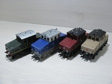 Lima HO 1/87 - Lot 4 Locomotives Locotracteurs Boîtes à Sel - Compatible Jouef