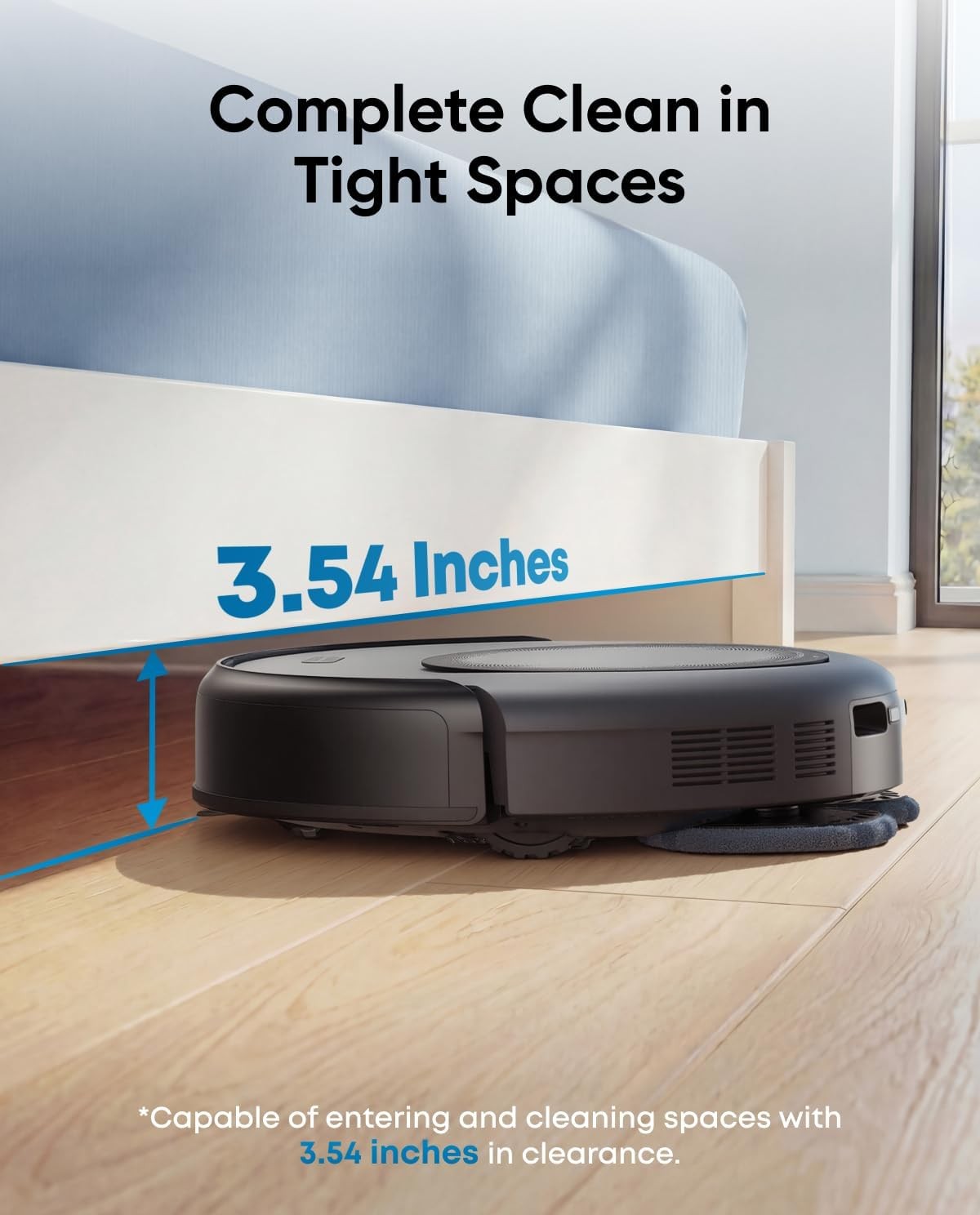 eufy C20 Robot Vacuum Mop,Self Emptying,Auto Mop Washing and Drying, Open box alternate view 5