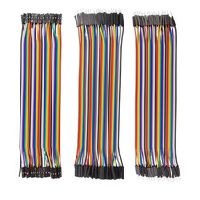 40 Pin Jumper Wires 2.54mm Dupont Ribbon Cable Male Female Arduino 10/15/20/30CM