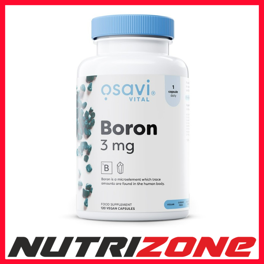 Osavi Boron 3 mg – 120 Vegan Capsules | Essential Trace Mineral for Bone Health & Hormonal Balance | Supports Metabolism | Clean Label | Vegan–Friendly - Image 2