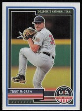 2023 Panini Stars & Stripes USA Baseball #75 Teddy McGraw