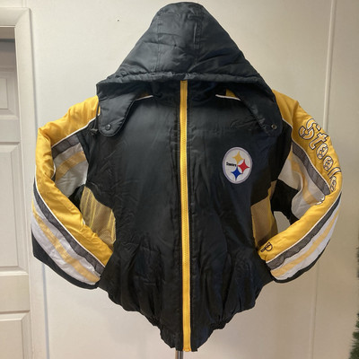 90s PRO PLAYER Steelers ナイロンジャケット 中綿 90s PRO PLAYER Steelers ナイロンジャケット 中綿 Vintage Pro Player