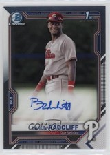 2021 Bowman Chrome Prospect Auto Baron Radcliff #CPA-BRA Auto et6