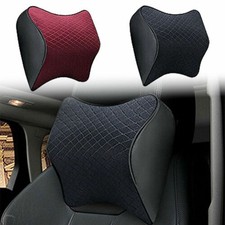 Universal Car Seat Headrest Pillow Memory Foam Neck Rest Support Cushion Pad New