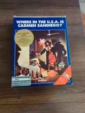 Where in the U.S.A. Is Carmen Sandiego (Amiga) - Complete In Box!
