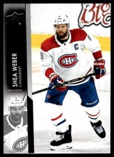 2021-22 Upper Deck Shea Weber Montreal Canadiens #100 10228