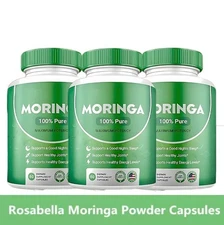 1-3 bottle Rosabella Moringa Capsules For Immune Support &Gut Health 60 Capsules
