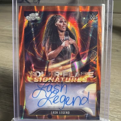 Lash Legend Topps 2026 Cosmic Chrome Solar Flare Signatures Auto /25