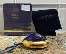 Boucheron Solid Perfume Net Wt. .04 oz 1.3g RARE NIB w/felt carrying case