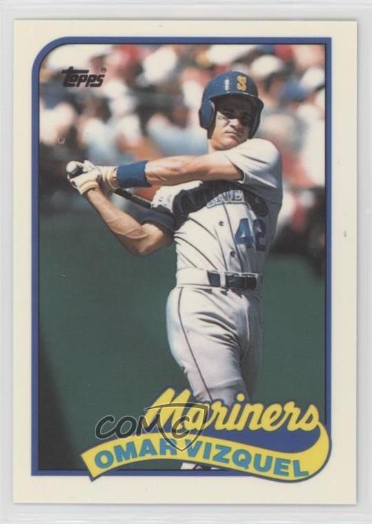 1989 Topps Traded Box Set Collector's Edition (Tiffany) Omar Vizquel #122T 0v1p