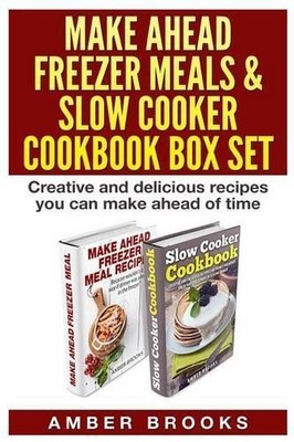 Amber Brooks Make Ahead Freezer Meals & Slow Cooker Cookbook Box Set (Paperback)