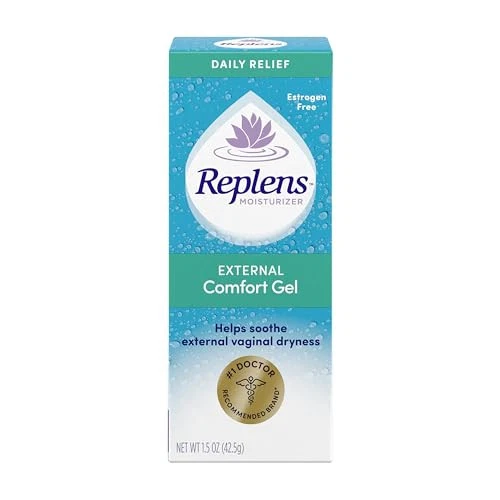 Replens Moisture Restore Gel 1.5 Fl Oz Soothe External Vaginal Dryness Hormon...