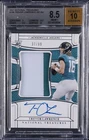 2021 PANINI NATIONAL TREASURES JERSEY TREVOR LAWRENCE RC /99 BGS 8.5 AUTO 10