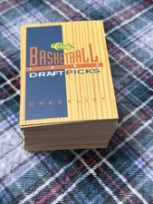 1993 Basketball Trading Cards Lot of 1993 Checklist 1&2  Classic Draft Picks