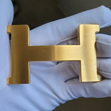 38mm H Gold Brushed Constance Belt Buckle