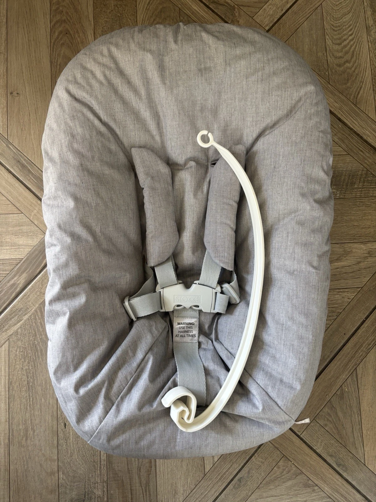 Tripp Trapp Newborn Set Grey, Includes Toy Hanger, Ages 0-6 Months