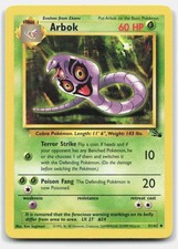 Arbok Uncommon Fossil 31/62 NM
