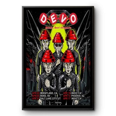 Devo 2026 Tour Poster Reprint Vintage Wall Art Home Decor Gift