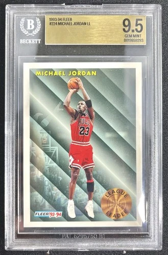 Jordan 1993 Fleer Jordan #224 Gold