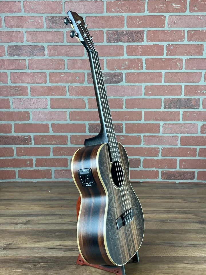 Kala Striped Ebony Tenor Ukulele (w/ EQ) - Image 3 of 4
