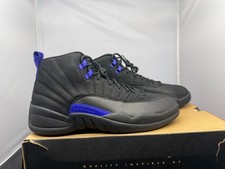 Air Jordan 12 Retro Black Dark Concord Size 9...