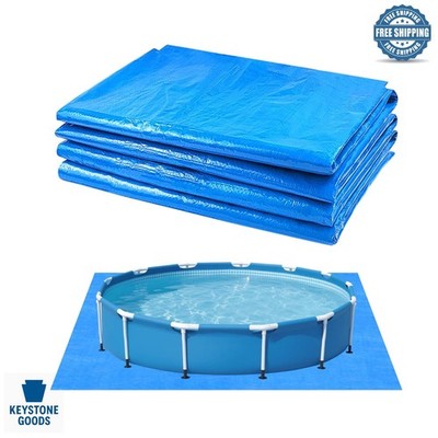 9ft Heavy-Duty Waterproof Pool Ground Cloth for Above Ground Pools