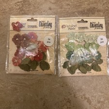 Petals Premier Spring Darjeeling Petites Collection Flowers Craft Scrapbook New