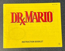 Dr. Mario Nintendo NES Instruction Manual Booklet Only NES-VU-USA