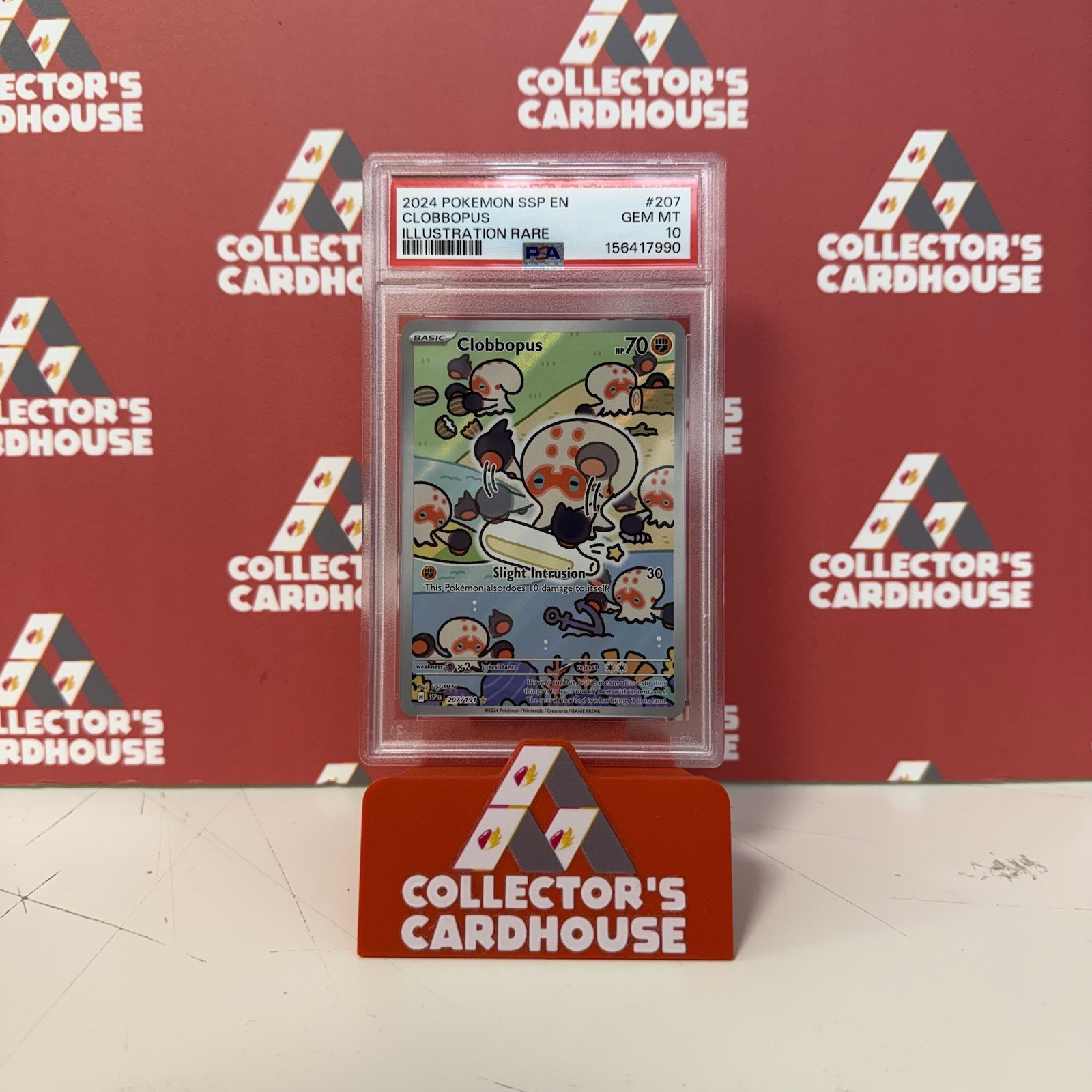 Clobbopus | 207/191 | PSA 10 | Surging Sparks | G20