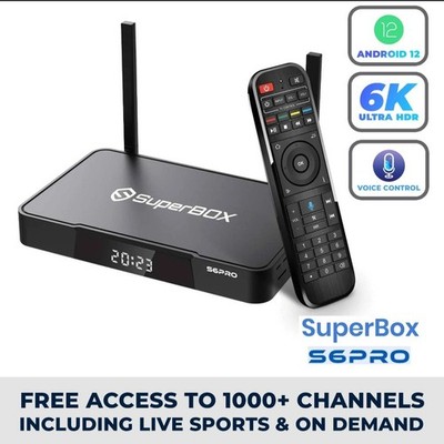SuperBox S6 Pro Android TV Box, New Sealed