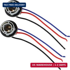 2PCS 1157 LED Bulb Socket Plug, 2057 2357 7528 Waterproof Turn Signal Light Sock