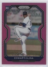 2021 Panini Prizm Pink Prizm Edwar Colina #51 0nr3