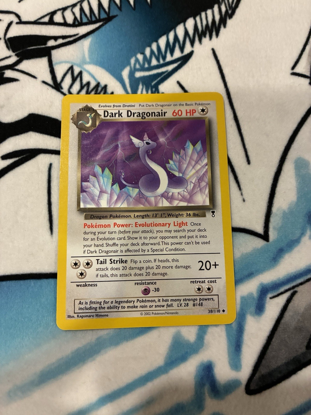 🌟 Pokemon Dark Dragonair 33/82 Team Rocket Regular Unlimited NM 🌟