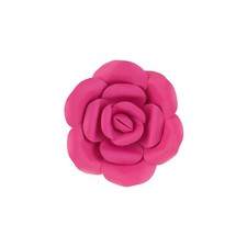 Mega Crafts - 8" Handmade Paper Pedal Flower - Fuchsia, 1PC