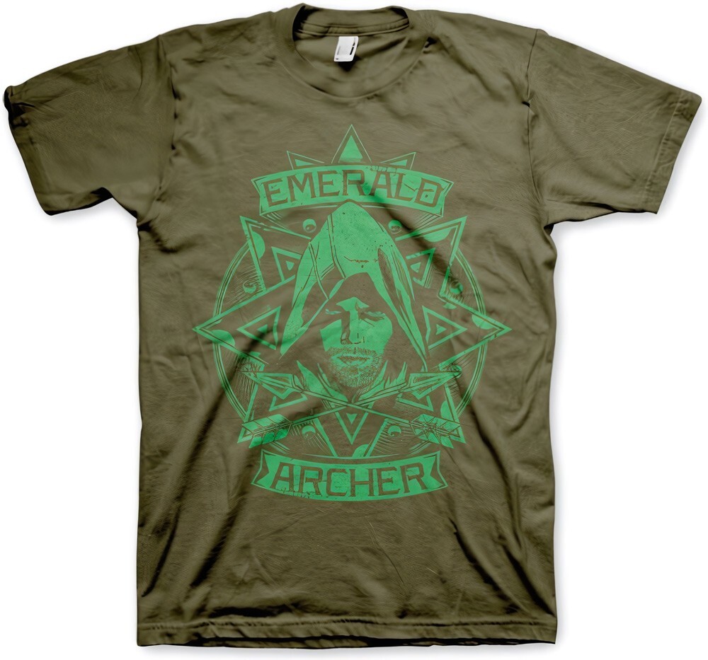 Футболка Arrow Emerald Archer оливкового цвета 6090₽
