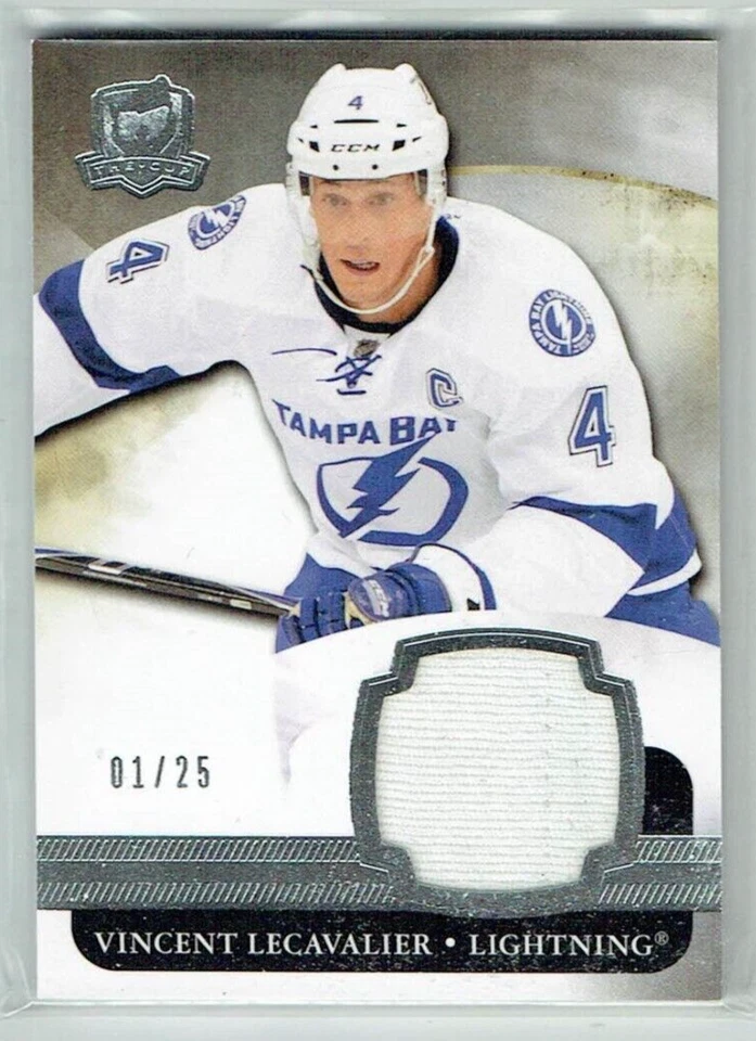 11-12 UD Upper Deck The Cup Vincent Lecavalier /25 First Card Jersey - Image 1 of 1
